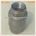 2PC spring Vertical 800WOG Stainless steel one-way check valve